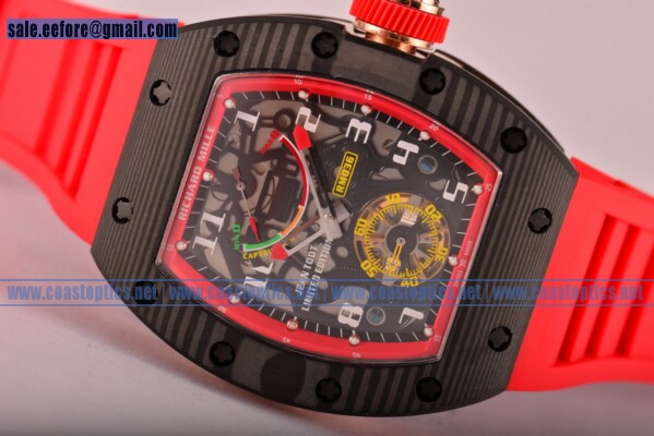 Richard Mille Jean Todt Limited Edition RM 036 Watch 1:1 Replica Carbon Fiber - Click Image to Close
